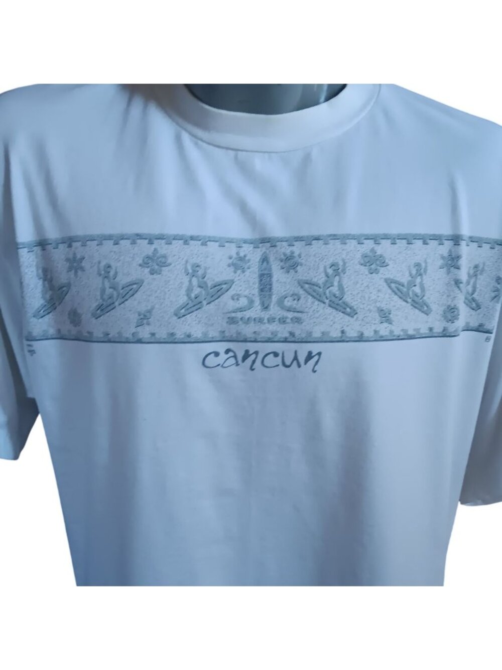 Cancun Mexico Souvenir Vintage XL T-shirt Y2K Mito Surf Boards ALL COTTON